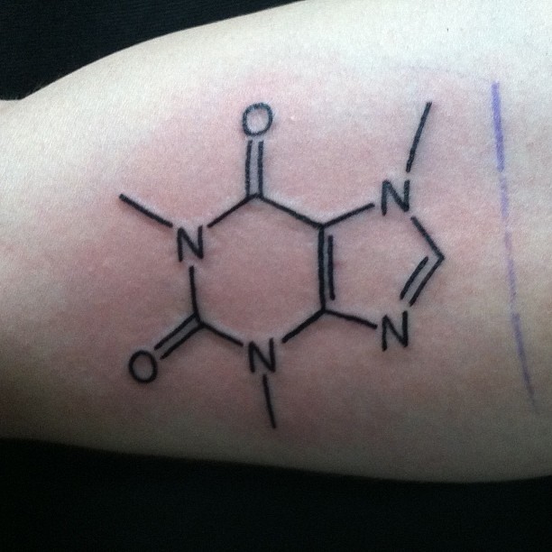 Molecular Structure Of Caffeine. #Coffee #Toomuchcoffeeman… | Flickr 612_x_612_jpg