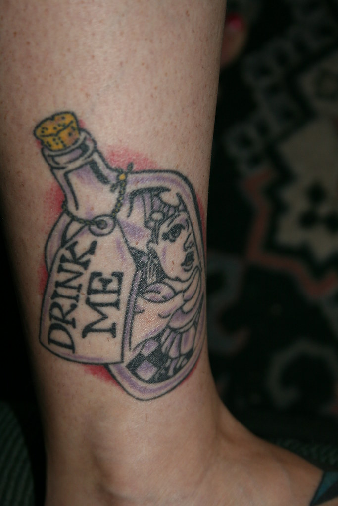 Drink Me | Alice In Wonderland Tattoo By Mike @ Counter Cult… | Flickr 1024_x_683_jpg