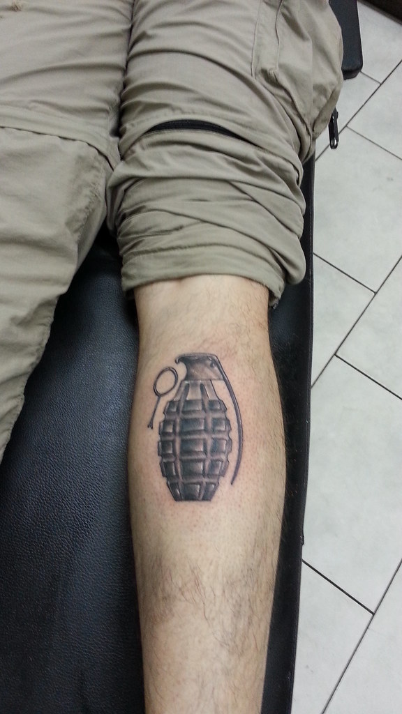 Tatuagem Bomba Sombreada | Bomba Granada Tattoo | Carlos Henrique Cardoso Da Silveira | Flickr 1024_x_576_jpg