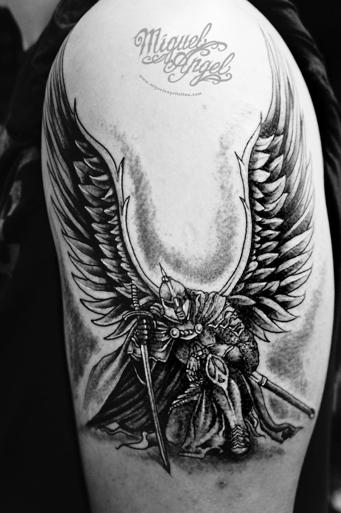 Custom Guardian Angel Tattoo | Miguel Angel Custom Tattoo Ar… | Flickr 1023_x_680_jpg