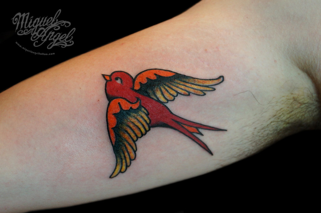 Sailor Jerry© Swallow Tattoo | Miguel Angel Custom Tattoo Ar… | Flickr 680_x_1023_jpg