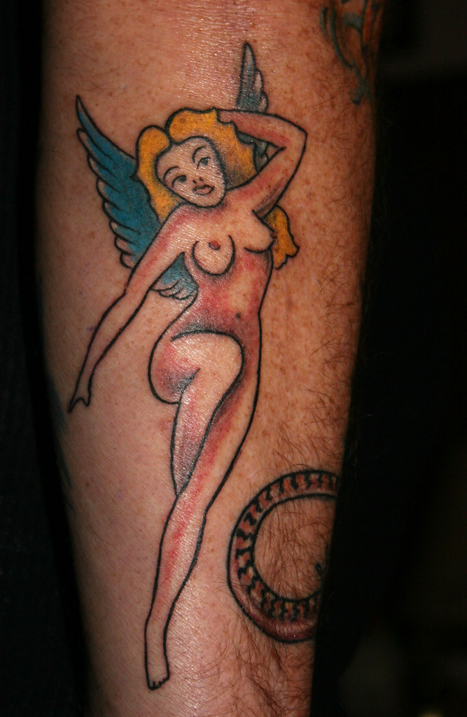Pinup Girl Angel Tattoo | Pinup Girl Angel Sailor Jerry Type… | Flickr 1024_x_667_jpg