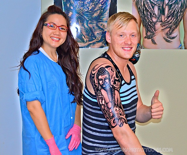Buddha Tattoo ( Half Sleeve) | Annahangtattoovn.com/ Www.fac… | Flickr 528_x_639_jpg