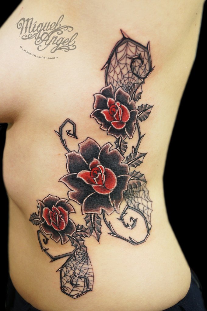 Custom Roses And Thorns Tim Burton© Style Tattoo | Miguel An… | Flickr 1023_x_680_jpg