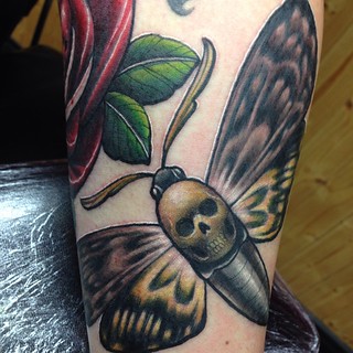 Deaths Head Hawk Moth Gap Filler On The Forearm Tattoo By … | Flickr 320_x_320_jpg