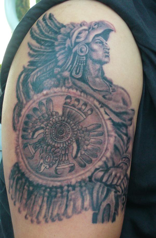 Aztec Warrior Tattoo | Fernando Casillas | Flickr 914_x_600_jpg