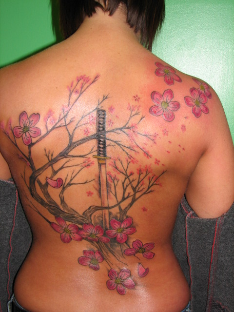 Katana Blade And Cherry Blossoms | Back Piece | Visually_Alert | Flickr 640_x_480_jpg