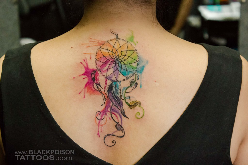 Dreamcatcher Tattoo | A Dreamcatcher Is A Round Wooden Hoop … | Flickr 683_x_1024_jpg