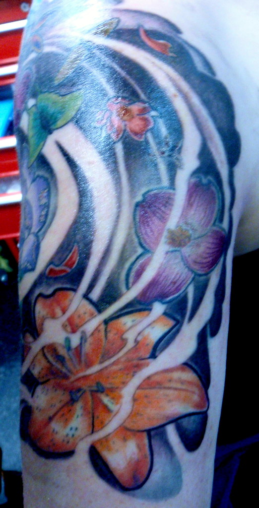 Campics 888 | Flowers Tattoo, Wind Tattoo, Cherry Blossom Ta… | Flickr 1024_x_522_jpg