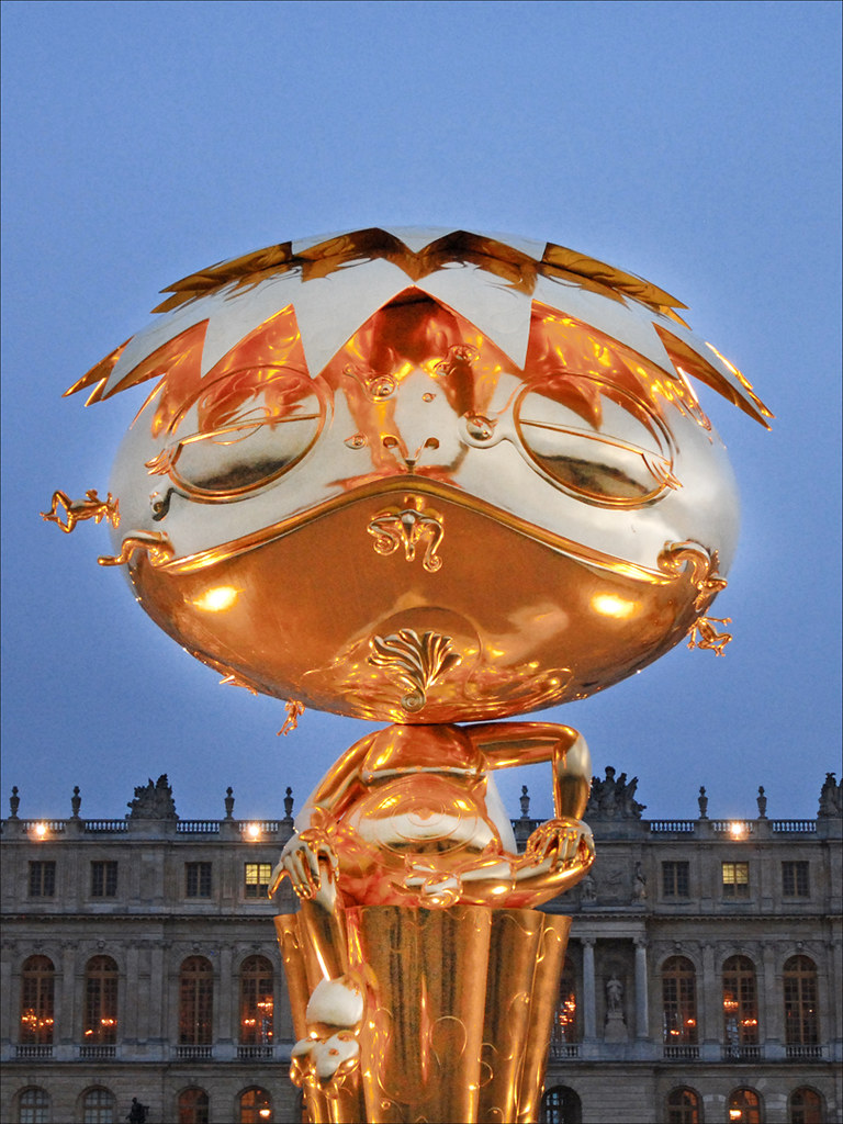 Murakami A Versailles Oval Buddha Oeuvre De Takashi Muraka Flickr