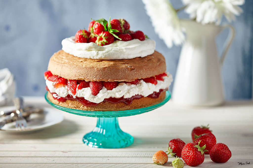 Torta Panna E Fragole 38 Stefania Casali Flickr