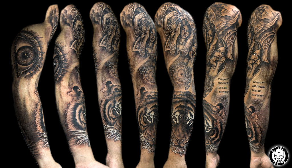 Full Sleeve Realistic Tattoo | Full Sleeve Realistic Tattoo … | Flickr 591_x_1024_jpg
