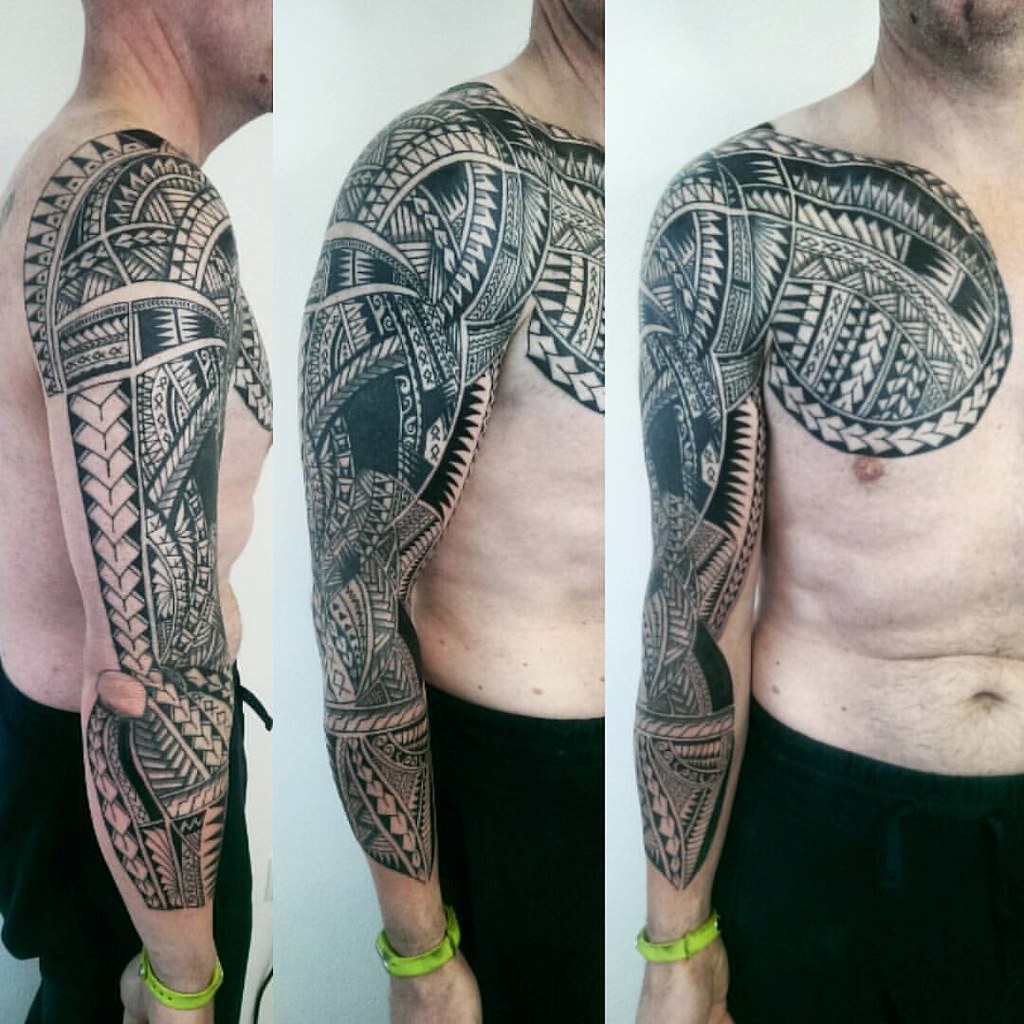 Samoan Polinesian Freehand Tattoo,One Session More An I Wi… | Flickr 1024_x_1024_jpg