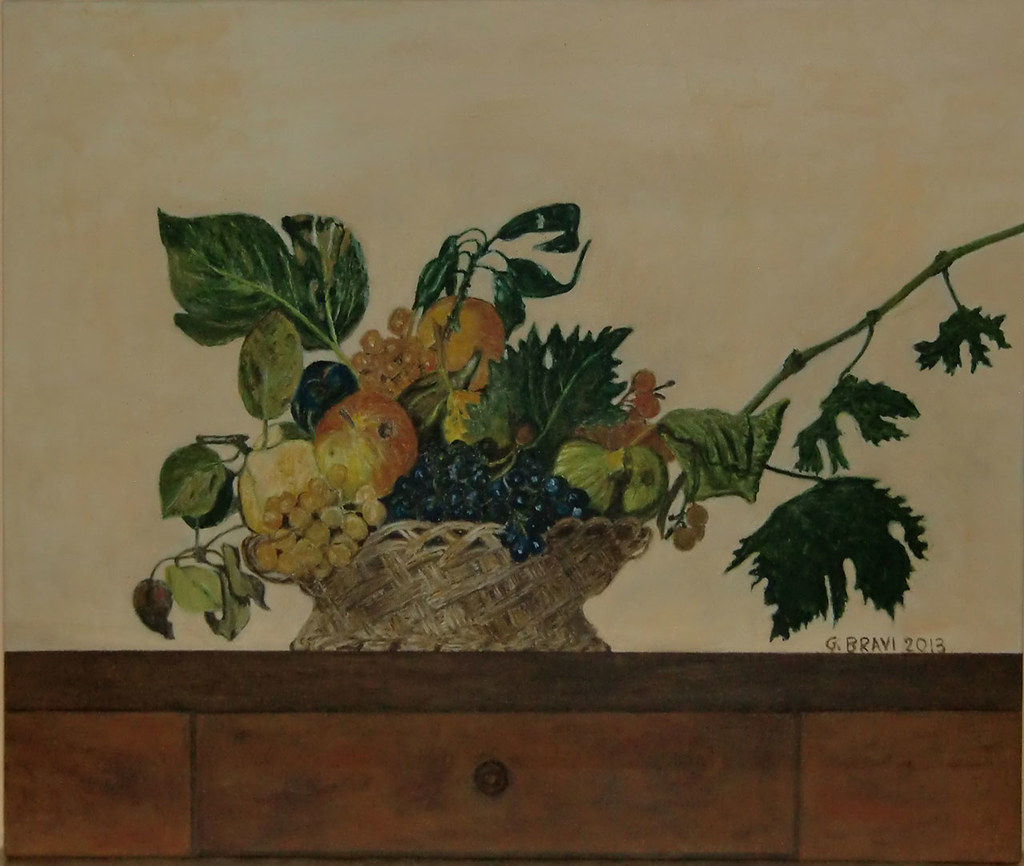 Caravaggio Canestra Di Frutta 1599 Copie D Autore Alberto Bravi Flickr