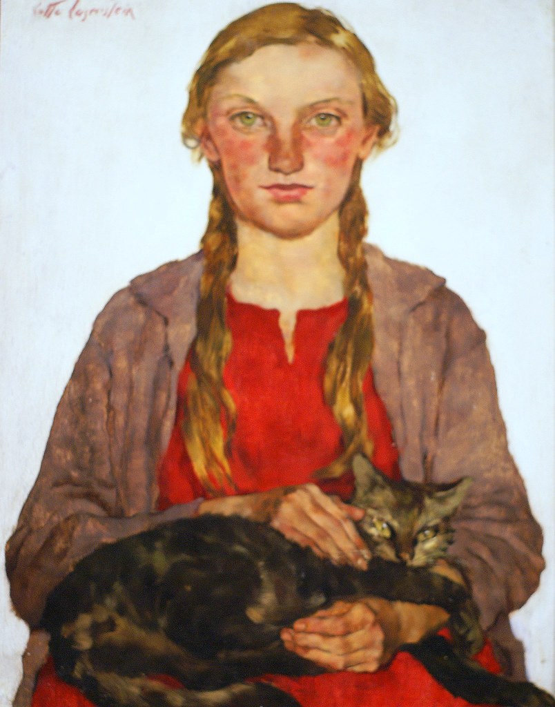 Lotte Laserstein Madchen Mit Katze Girl With A Cat Flickr