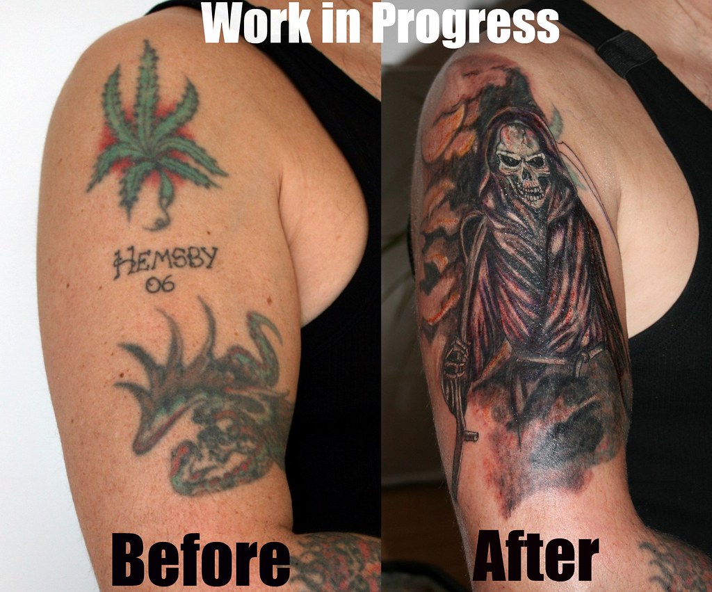 Tattoo Cover Up By Gordon Of Top Gun Tattoo Studio Woodbri… | Flickr 851_x_1024_jpg