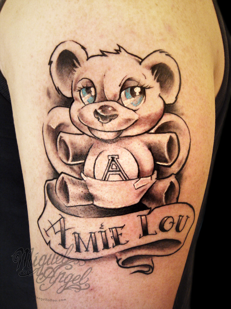 Teddy Bear With Name Tattoo ( Design Boogs) | Miguel Angel C… | Flickr 1024_x_768_jpg