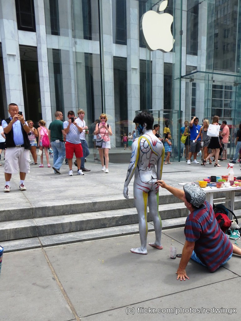 Body painting in manhattan 2013 / body art by andy golub