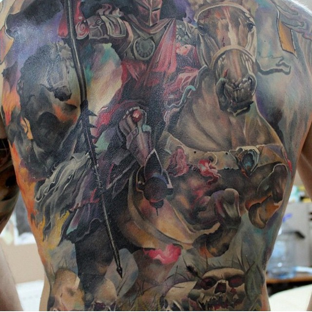 En Fantastisk Ryggtavla Av Vasily Shedin. #Tattooedpeople … | Flickr 640_x_640_jpg