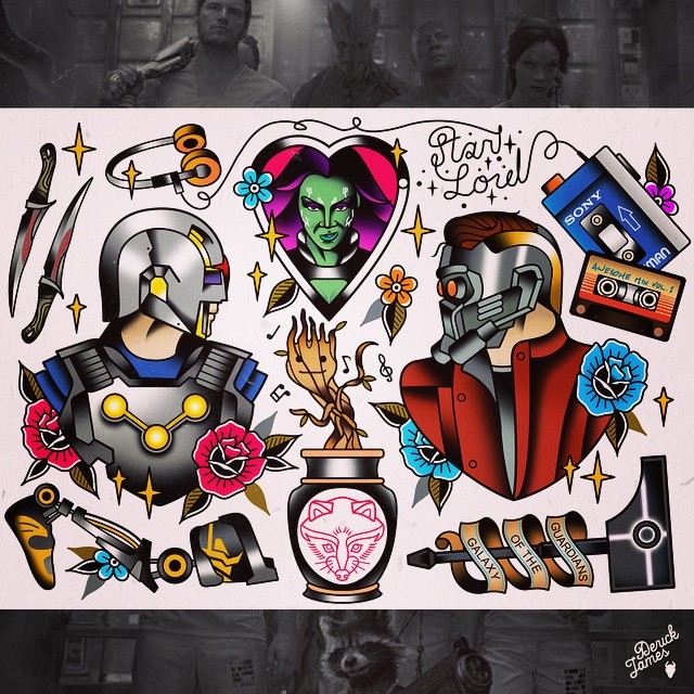 Marvel #Comics #Gotg #Geek #Tattoo #Tattoos #Illustration… | Flickr 640_x_640_jpg
