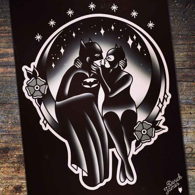 Batman #Catwoman #Comics #Kiss #Tattoo #Tattoos #Geek #Dc… | Flickr 640_x_640_jpg