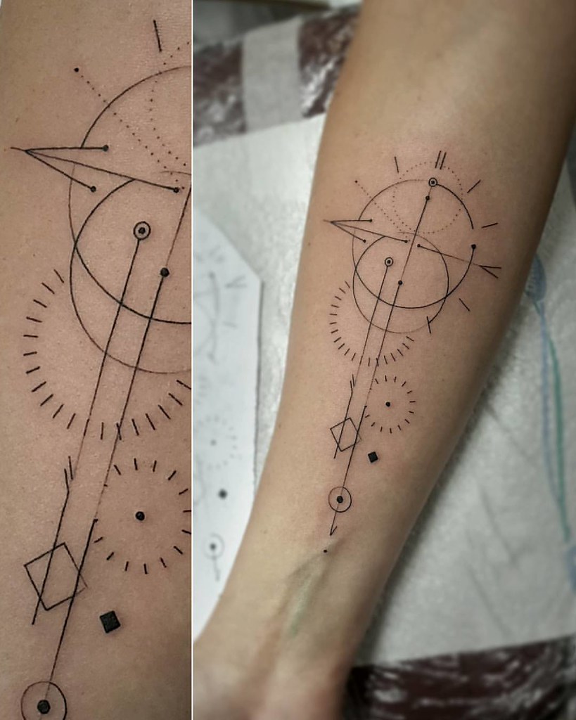 Freshly Done Abstract Compass, Clock And Sun. Artist @Jani… | Flickr 1024_x_819_jpg
