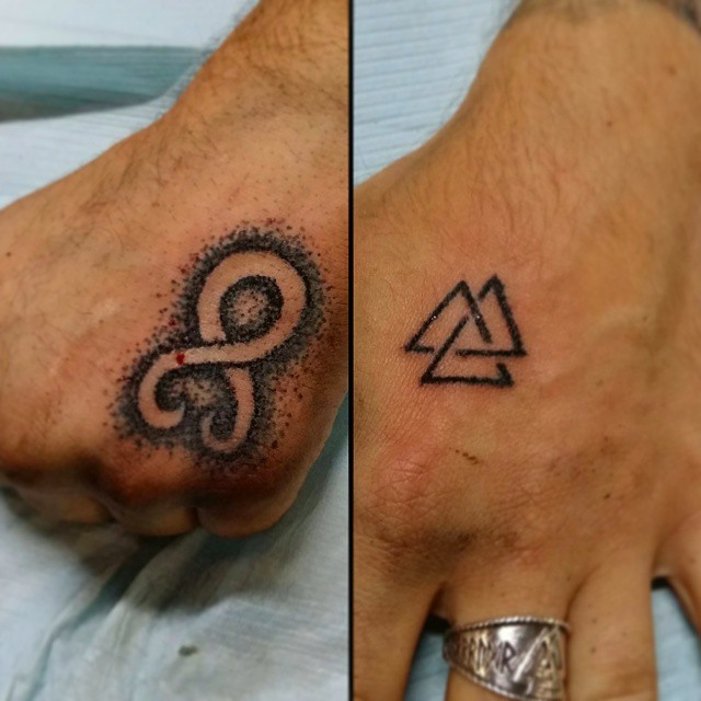 A Couple Of Quick Hand Poke Pieces From Ect #Tattoo #Troll… | Flickr 640_x_640_jpg