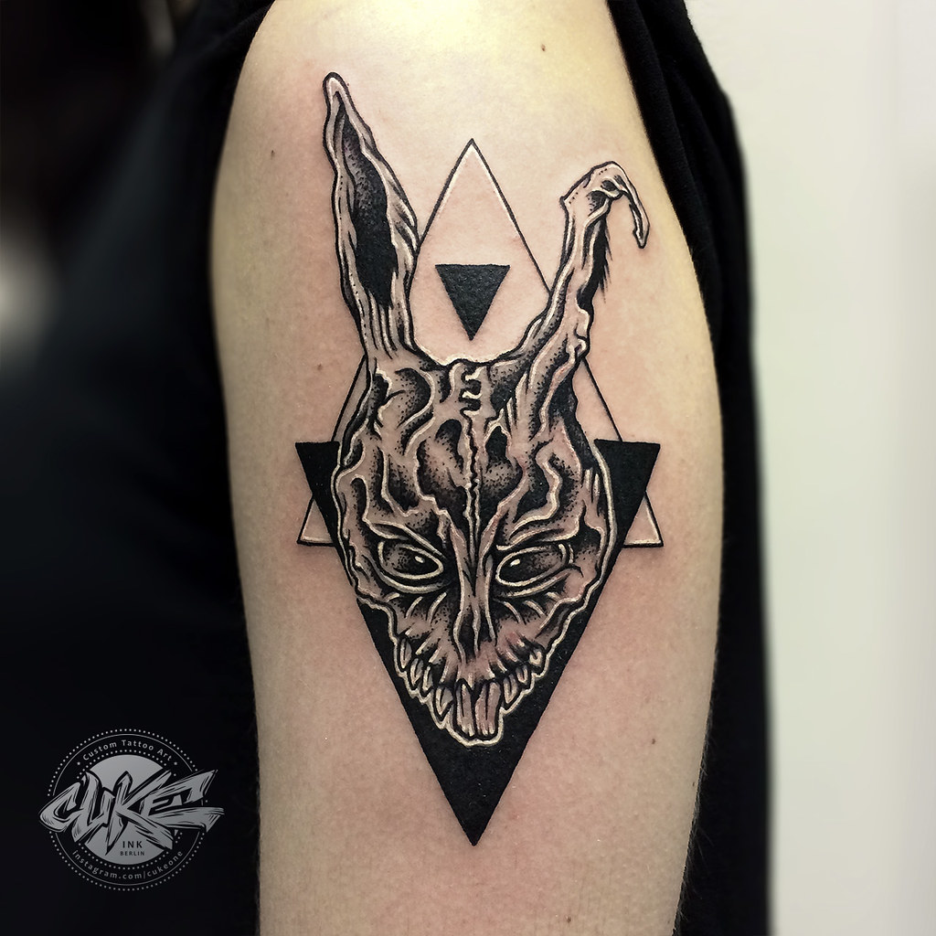 Donnie Darko Tattoo | Frank From Donnie Darko As Black- & Do… | Flickr 1024_x_1024_jpg