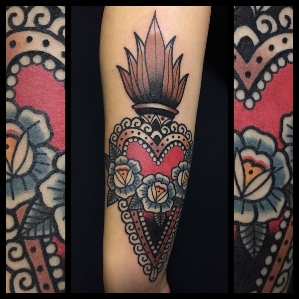 Cuore Sacro Tattoo By Dap At Skingdom Tattoo | Sacred Heart … | Flickr 1024_x_1024_jpg