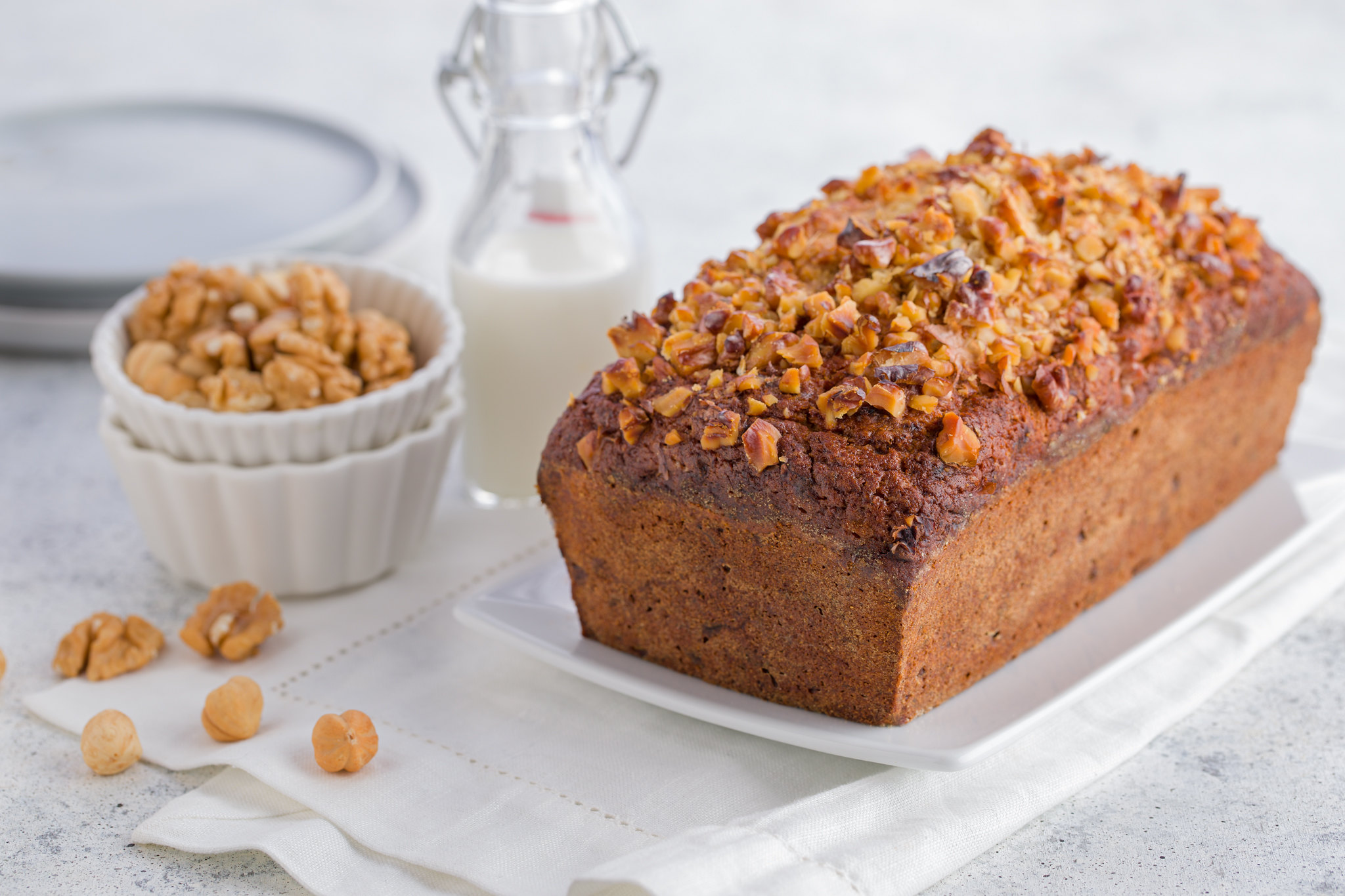 Banana Bread With Nuts Una Colazione Americana Tra Lana E Biscotti