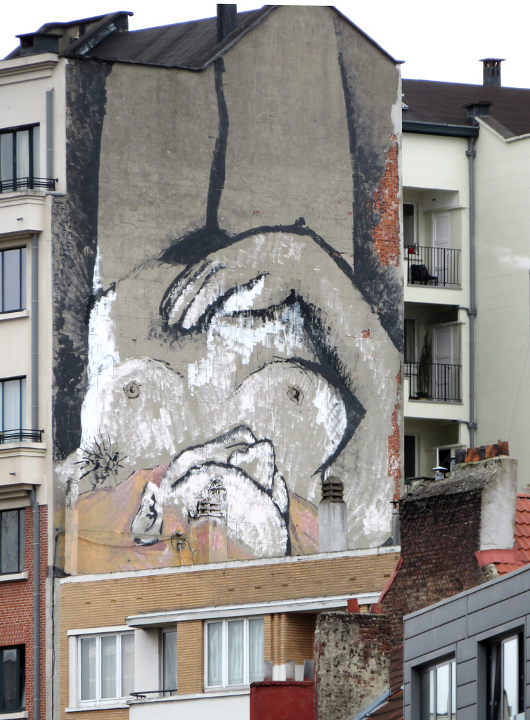 Erotic Street Art By Bonom Www Bazaartrottoir Be Flickr