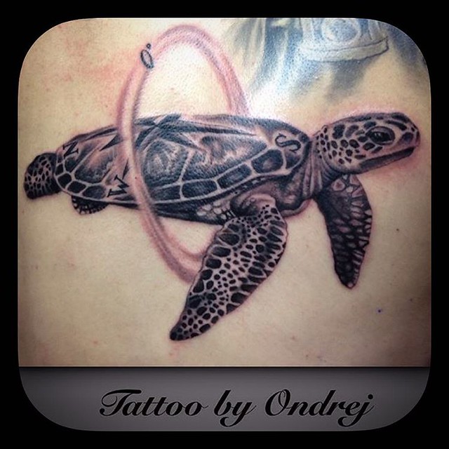 Sea Turtle Back Tattoo By @Ondrejtattoo :) #Seaturtle#Seat… | Flickr 640_x_640_jpg