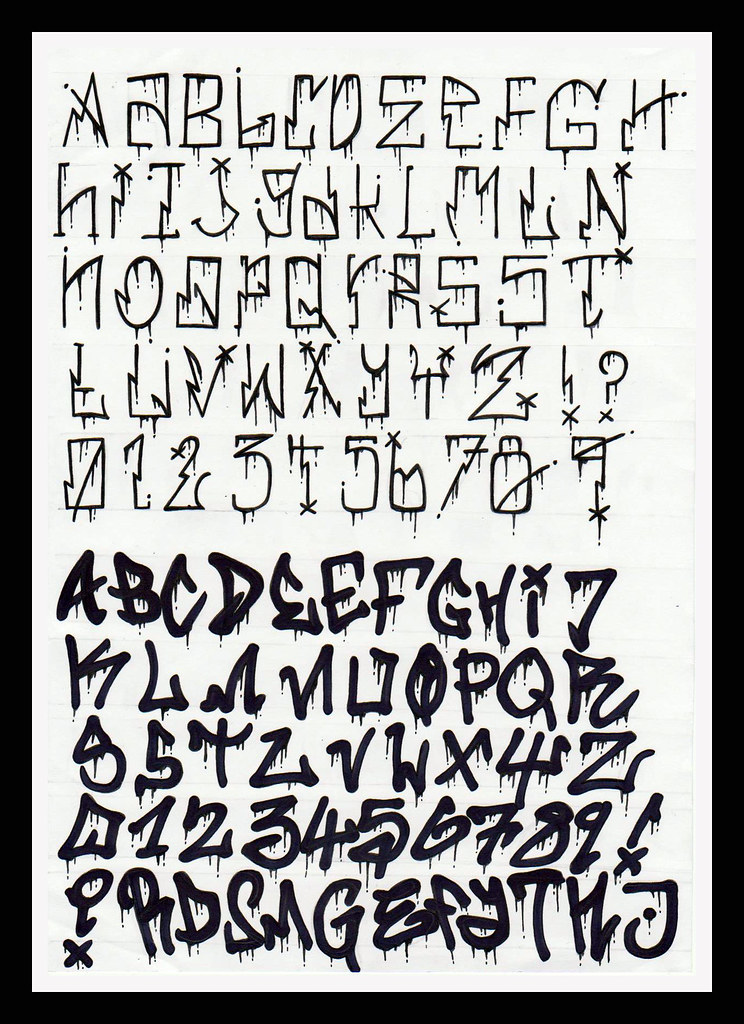 Graffiti/ Tattoo Alphabet | As Someone Who Is Interested In … | Flickr 1024_x_744_jpg