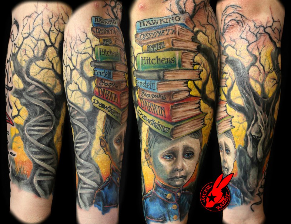 Atheist Tattoo By Jackie Rabbit | Custom Tattoo By Jackie Ra… | Flickr 742_x_960_jpg