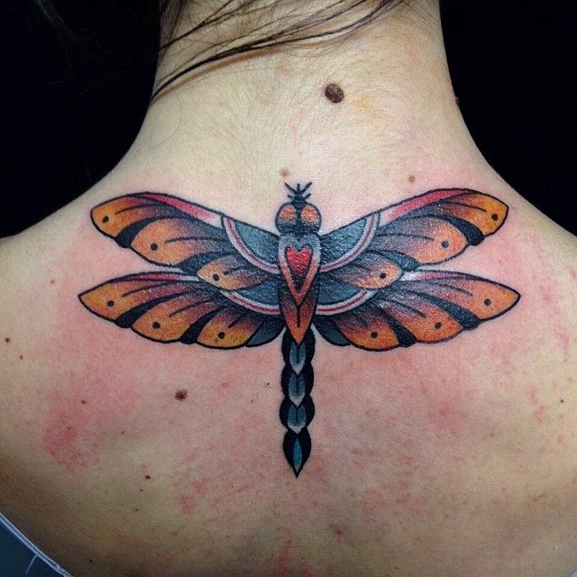 Dragonfly Libellula Traditional By Dap Skingdom Tattoo Sho… | Flickr 640_x_640_jpg