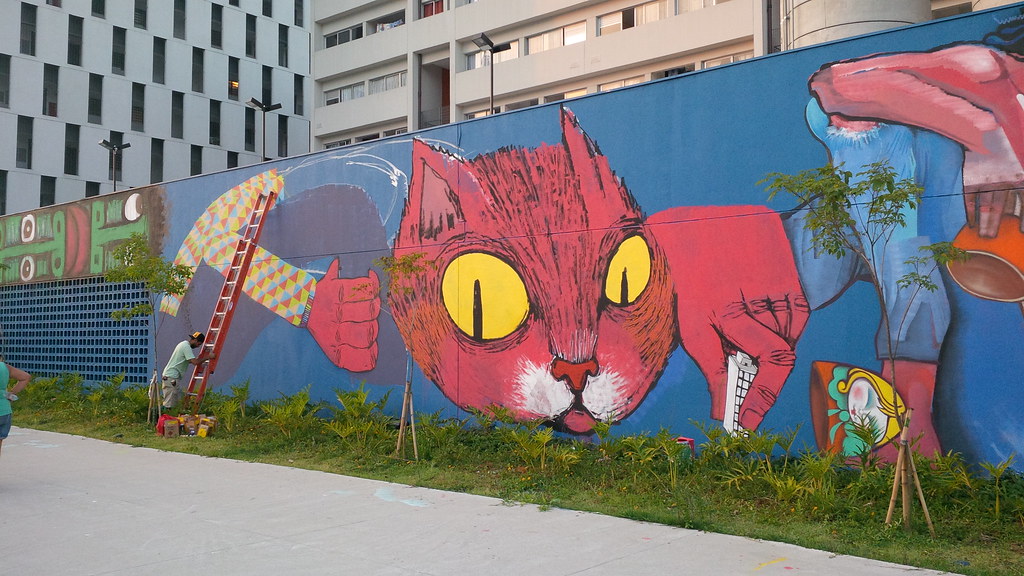 Mural In Process Goms Mundano Brooklin Sao Paulo Bra Flickr