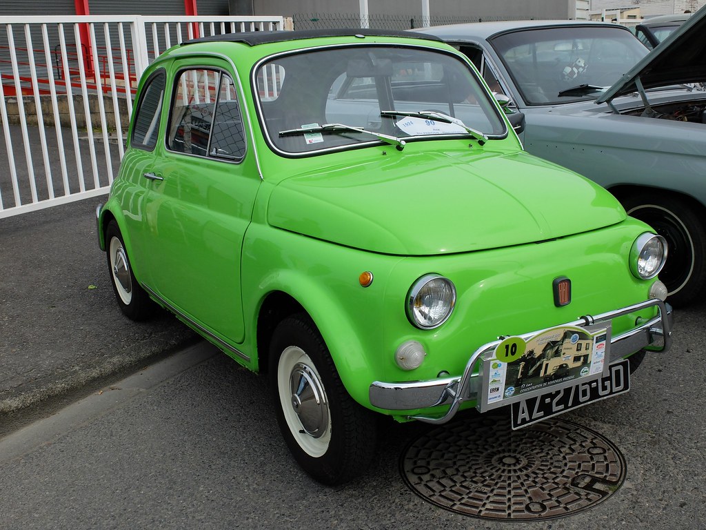Fiat 500 verte