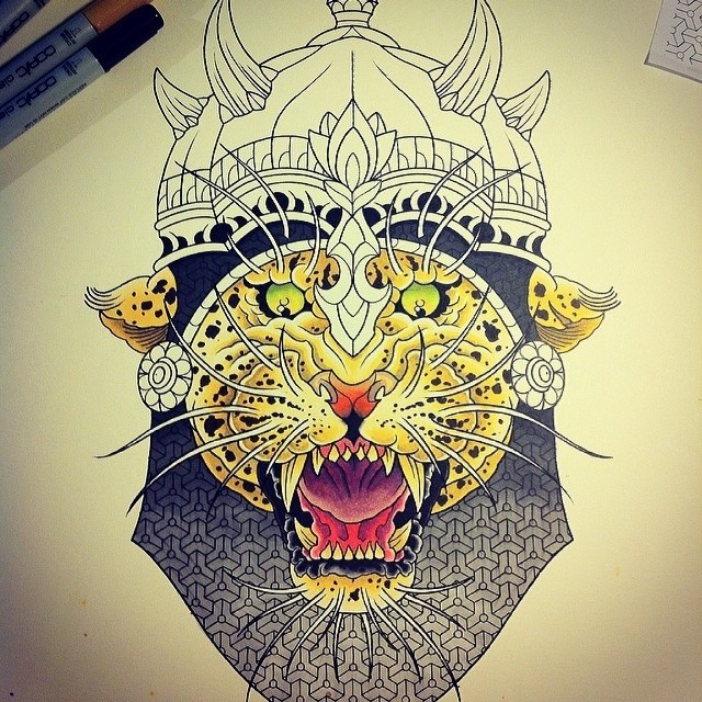 First Try With Copic Pen #Tattoo #Tattooflash #Tatouage #F… | Flickr 640_x_640_jpg