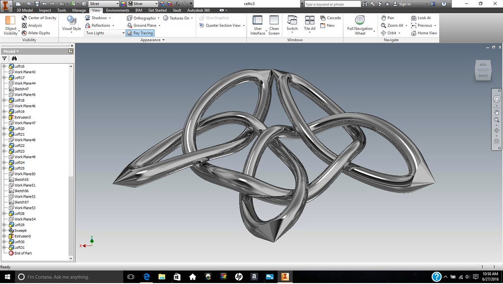 Celtic Knot 3d Inventor Model John Rhyne Flickr