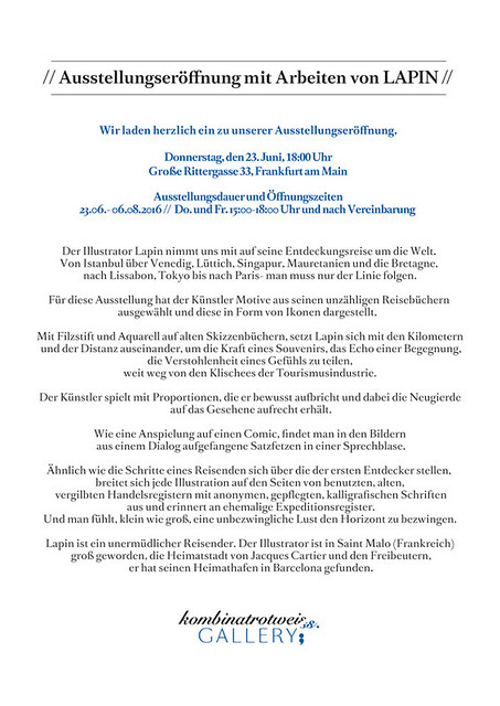 Exhibition In Frankfurt On 23rd Of June See You Next Thurs Flickr