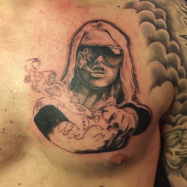 Couple Of Hours In On This #Gangster #Girl #Tattoo #Tatuag… | Flickr 640_x_640_jpg
