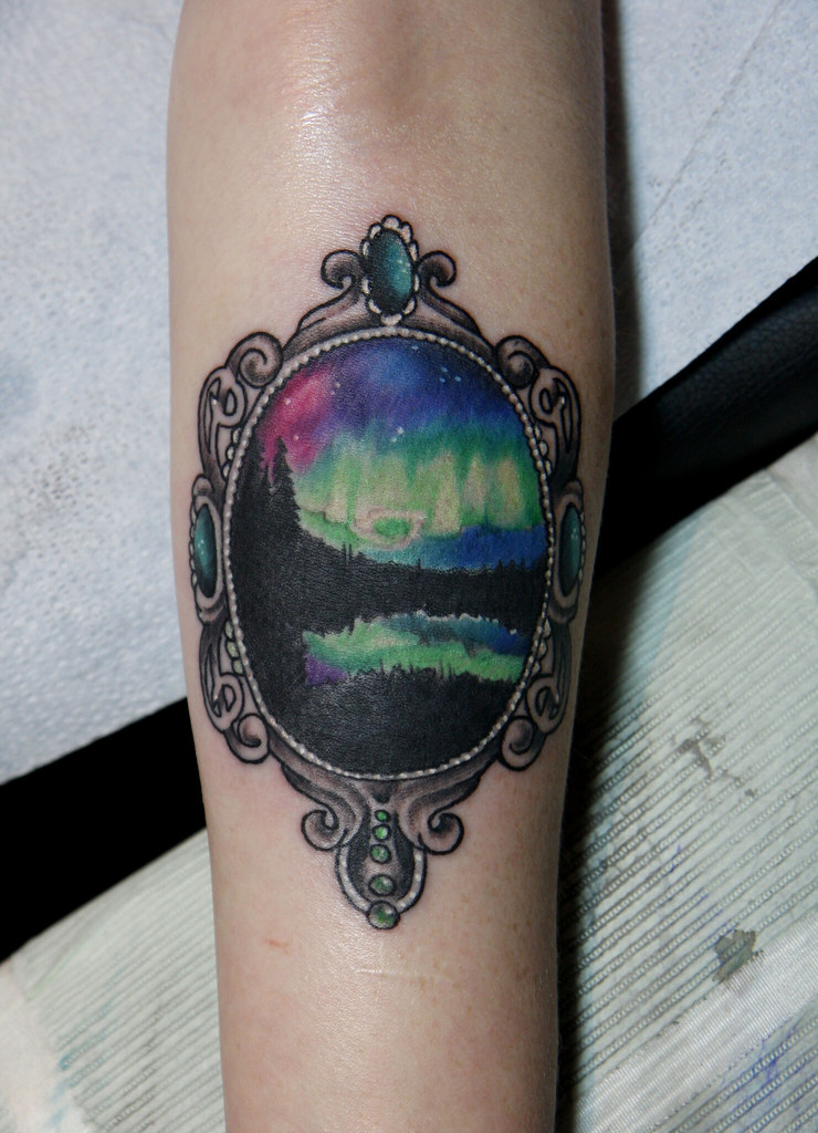 Aurora Borealis Tattoo | Tattoo And Design By Christopher He… | Flickr 1024_x_740_jpg