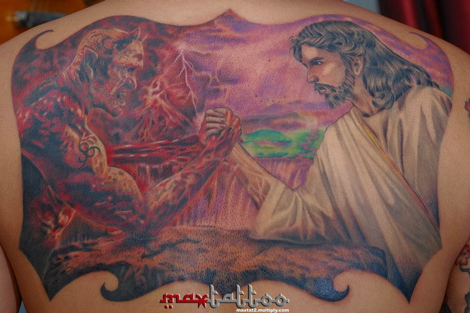 Jesus Vs Satan Tattoo | Final Session | Owen Convocar | Flickr 640_x_960_jpg