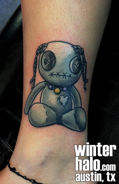 Black And Grey Voodoo Doll Tattoo By Christopher Hedlund | Flickr 640_x_414_jpg