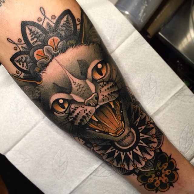 Mandala Cat At Bläckbyrån! #Cat #Mandala #Grey #Yellow #Ta… | Flickr 640_x_640_jpg