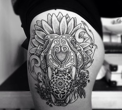 Lion Skull Tattoo Design | Find Amazing Ideas About Lion Sku… | Flickr 453_x_500_jpg
