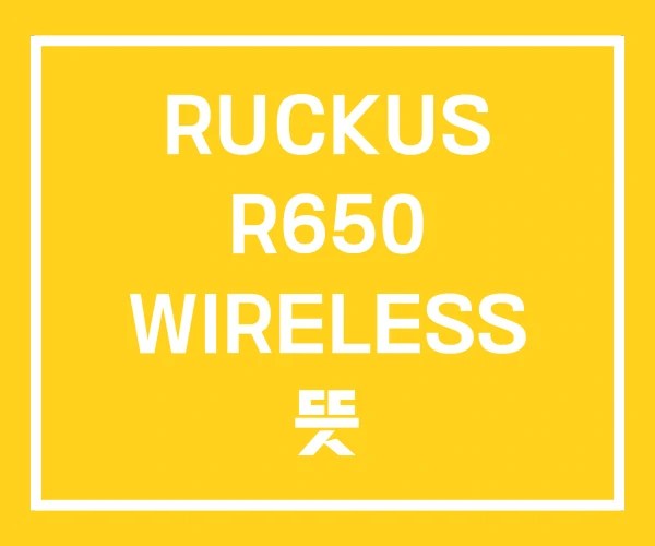 RUCKUS R650 WIRELESS 뜻