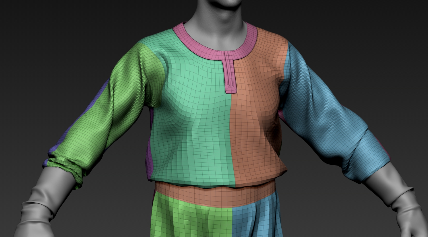 Marvelous Designer To Quad Clean Topology 3ds Max Ljabli Art Blog