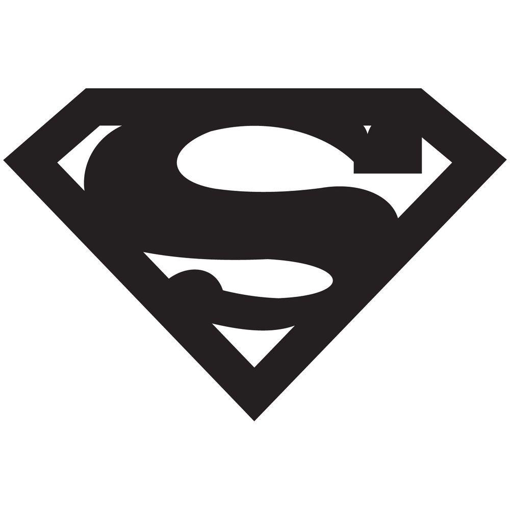 Black And White Superman Logo Logodix