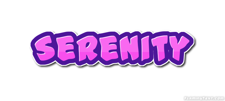 Serenity name wallpaper